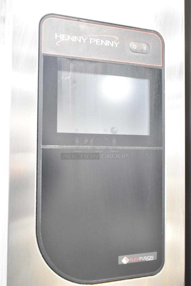2023 Henny Penny FPGM22172007 combi oven control panel. Stainless steel, FlexFusion label, 200,000 BTU.