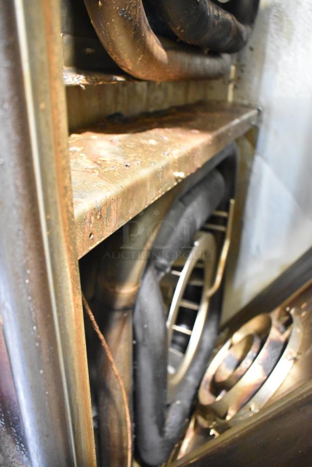 2023 Henny Penny FPGM22172007 commercial gas combi oven detail, showing interior components and condition.