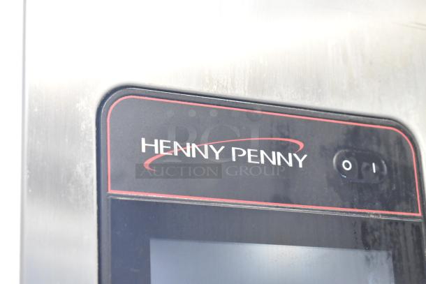 Henny Penny FPGM22172007 convection oven control panel. Brand logo displayed.