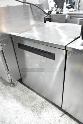 2019 Delfield 406P-STAR2 undercounter cooler, stainless steel, single door, commercial use, 115V, 1 phase, good condition.