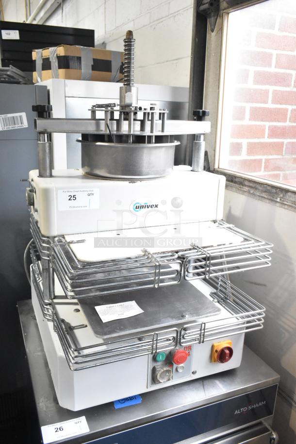 Univex SDR1411-01 commercial dough divider, divides (14) 3-11 oz portions, manual cutting. 110V, 1 phase, used condition.