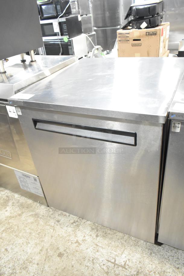 2022 Delfield 406P-STAR2 single door undercounter cooler on casters, stainless steel, 115V, 1 phase, excellent condition.
