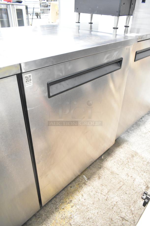 2021 Delfield 406P-STAR4 undercounter cooler, single door, stainless steel, on casters, 115 volts, excellent condition.