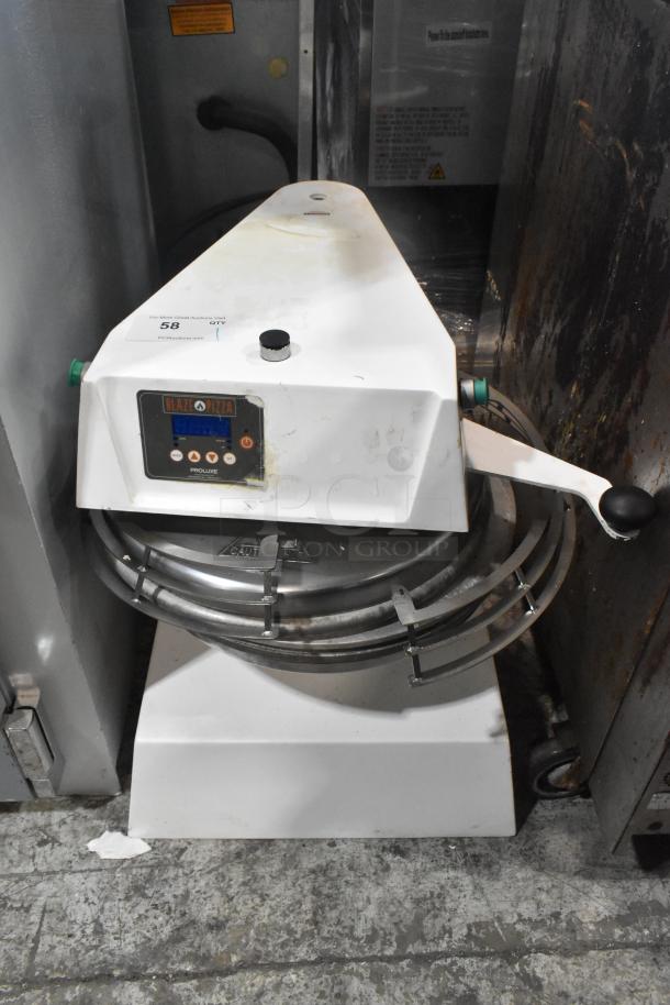 2021 Proluxe DP2350 Commercial Dough Press, 208V, 1 Phase, with control panel, slight wear indicated; ideal for bakeries.