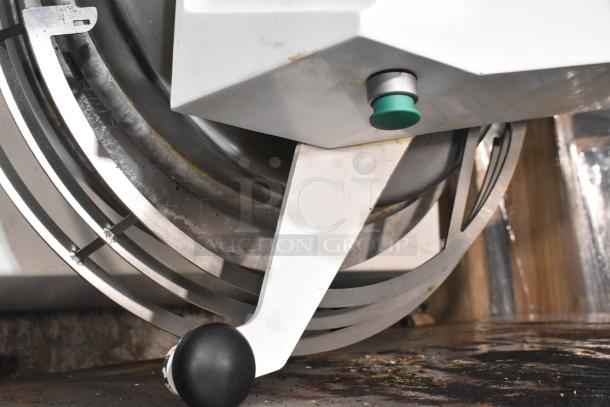 2021 Proluxe DP2350 Commercial Dough Press, 208V, 1 phase; metallic components, clean condition, operational controls visible.