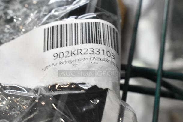 Bundle of 15 new scratch and dent items, including gaskets. Includes barcode 902KR233103 and Turbo Air Refrigeration label.