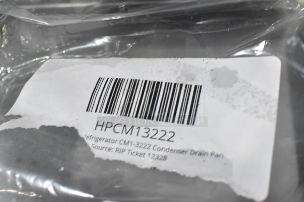 5 Brand new scratch and dent items, including Continental Refrigerator CM1-3222 drain pan with label HPCM13222.