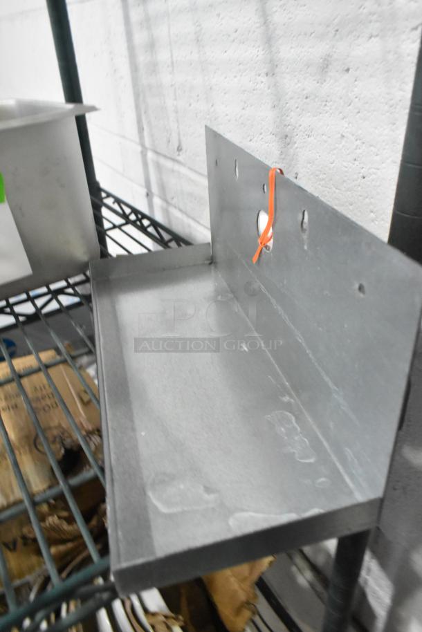 Brand new Continental CM1-3222 condenser drain pan HPCM13222, on metal shelf, visible labels and hanger.