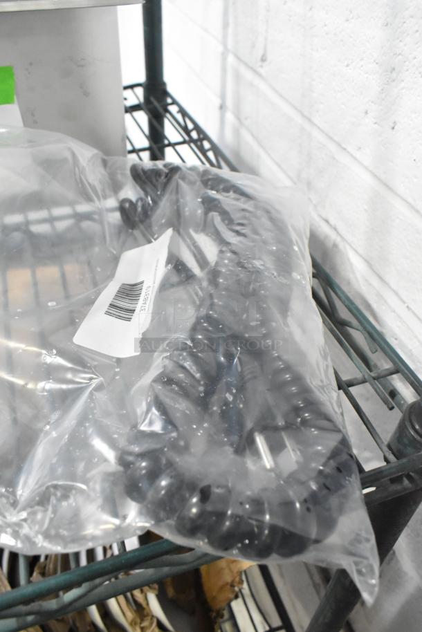 Bagged coiled power cord for AyrKing BBSU3515P28-LOU, labeled 37AB319, on wire shelf. New condition.