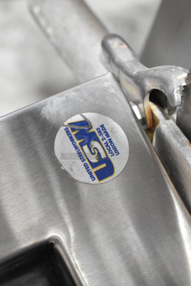 Delfield Commercial Cold Pan Drop In, 115V, 1 Phase, stainless steel, features a union-made label, good condition.