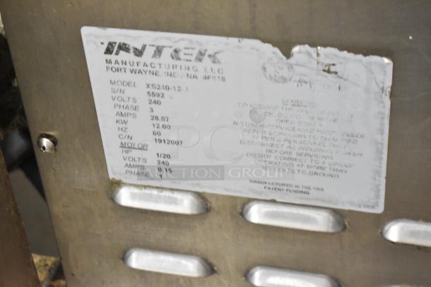 Groen XS-248-12-3 Intek stainless steel connectionless tabletop steamer, 240V, 3-phase, equipment stand, model XS240-12-3.