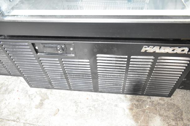 2019 Habco SE18HC Commercial Cooler with single door, model SE18HC, visible Habco logo, 115V, 1 phase, good condition.