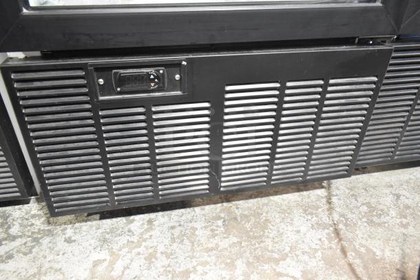 2019 Habco SE18 single door reach-in cooler merchandiser. Features include black vented panel, digital controls. 115V, 1 phase.