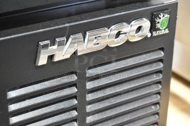 2019 Habco SE18HC commercial cooler, single door, 115V, 1 phase, Habco and "Natural" logo visible, well-maintained.