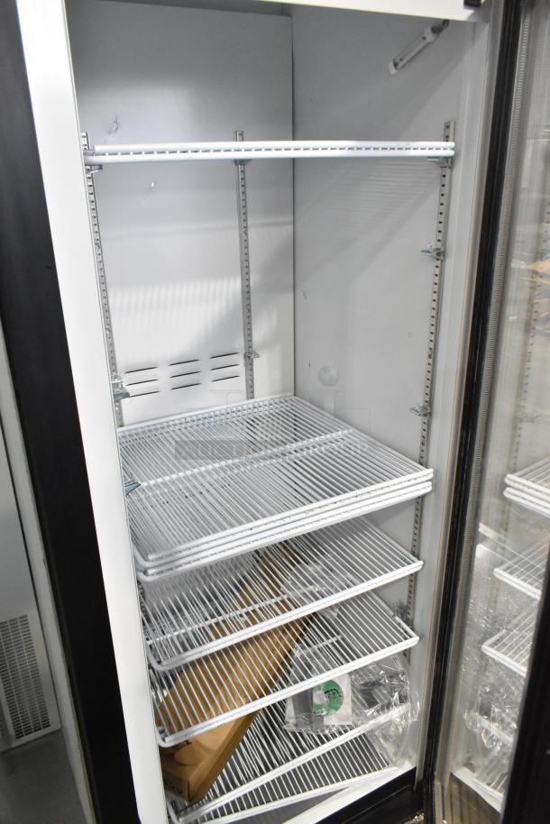 2019 Habco SE18HC Commercial Cooler, single door, 115 volts, spacious interior, wireless shelving, excellent condition.