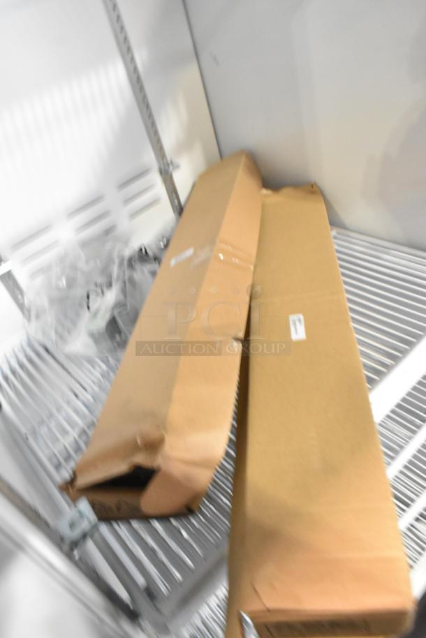 2019 Habco SE18HC single-door cooler, commercial-grade, 115V, 1 Phase, includes packaging and shelves, excellent condition.