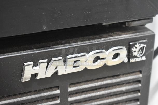 2019 Habco SE18HC Reach-In Cooler, single door, commercial use, 115V, 1 phase, Habco logo visible, black finish.