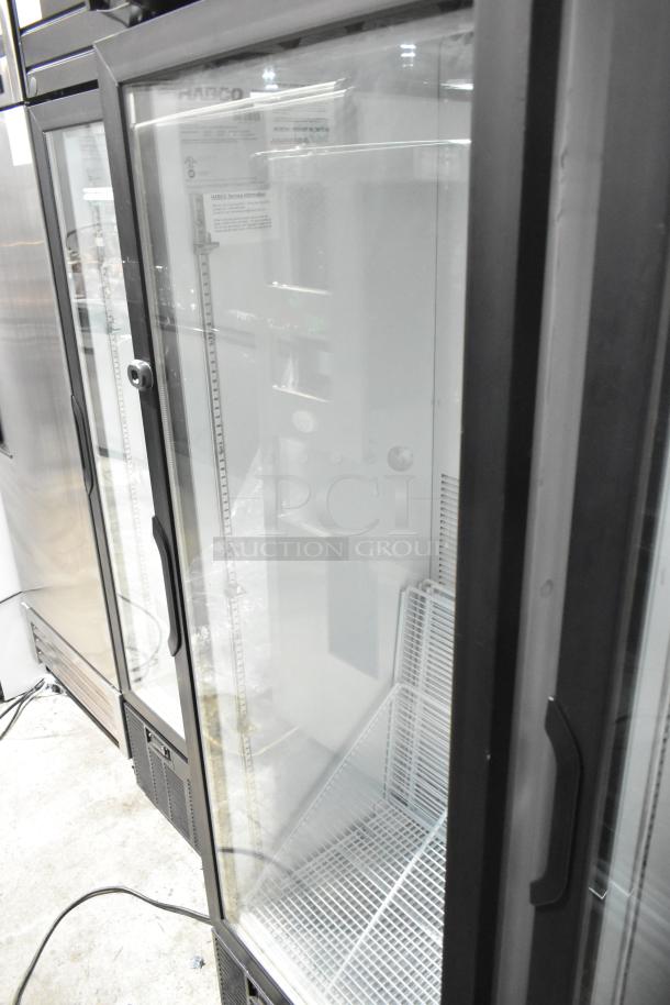 2019 Habco SE18 Commercial Single Door Reach-In Cooler, glass door, 115 volts, 1 phase, clean, excellent condition.