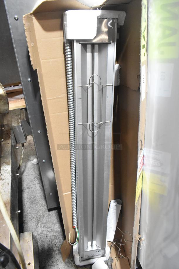 Hatco GRA-48 infrared warmer, 48", new scratch/dent, infinite controls, 120V, 1 phase, in packaging.