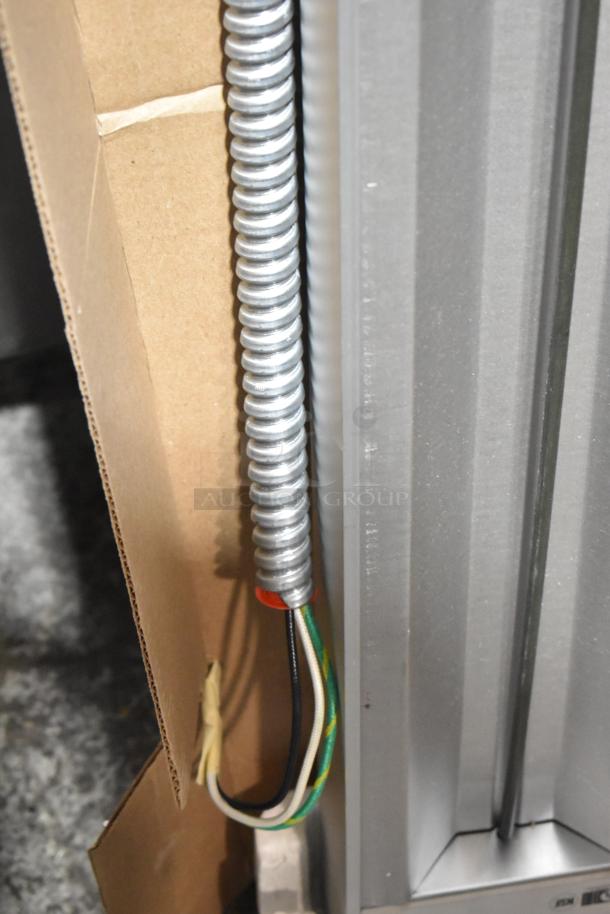 New Hatco GRA-48 Glo-Ray 48" Infrared Warmer, 120V, 1 Phase, with minor scratches. Includes infinite controls.