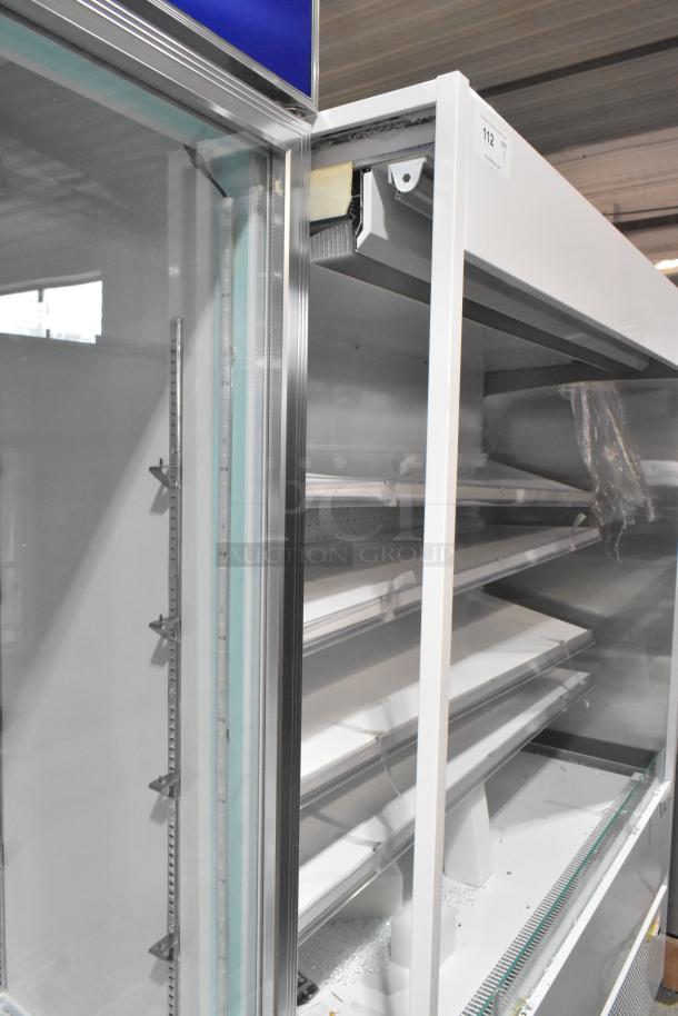 Brand new Avantco Commercial Open Grab N Go Merchandiser with shelf space. Scratch and dent condition. Model details labeled.