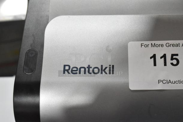 Rentokil 304856 Bug Zapper, 115 Volts, 1 Phase. Features Rentokil logo. Excellent condition with visible power button.