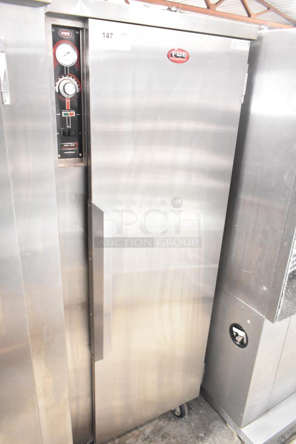 2024 FWE TS-1633-36P commercial heated holding cabinet, stainless steel, with control panel and temperature gauge, 120V, 1 phase.