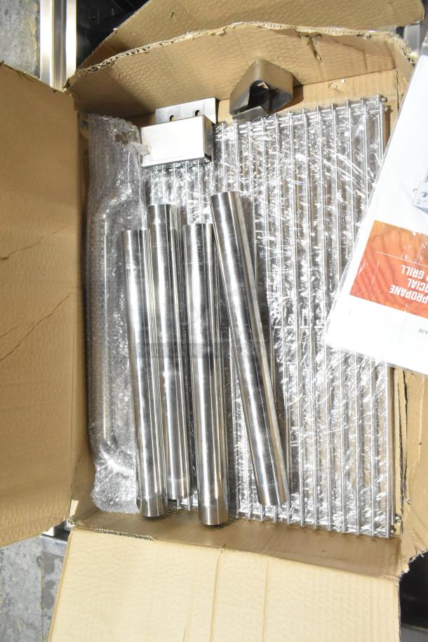 Brand new 2024 Backyard Pro 554LPG36 36" stainless steel propane grill. Scratch and dent condition. Parts in box.