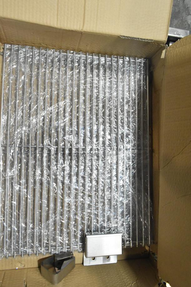 Brand new Backyard Pro 554LPG36 36" stainless steel grill in box. Minor scratches and dents, liquid propane model.