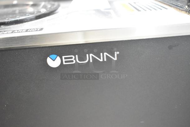 2021 Bunn VPR black 12 cup pourover coffee brewer with 2 warmers, in good condition, 120V, 1 phase.