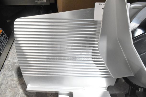 2020 Bizerba GSP H Commercial Meat Slicer, 120V, 1 Phase. Silver finish, excellent condition, robust build for efficiency.