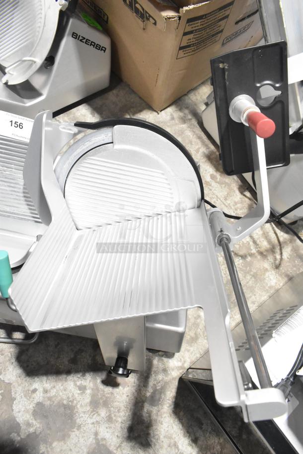 2016 Bizerba GSP H Commercial Countertop Meat Slicer, 120V, 1 Phase. Features precision blades, sturdy build, moderate use.
