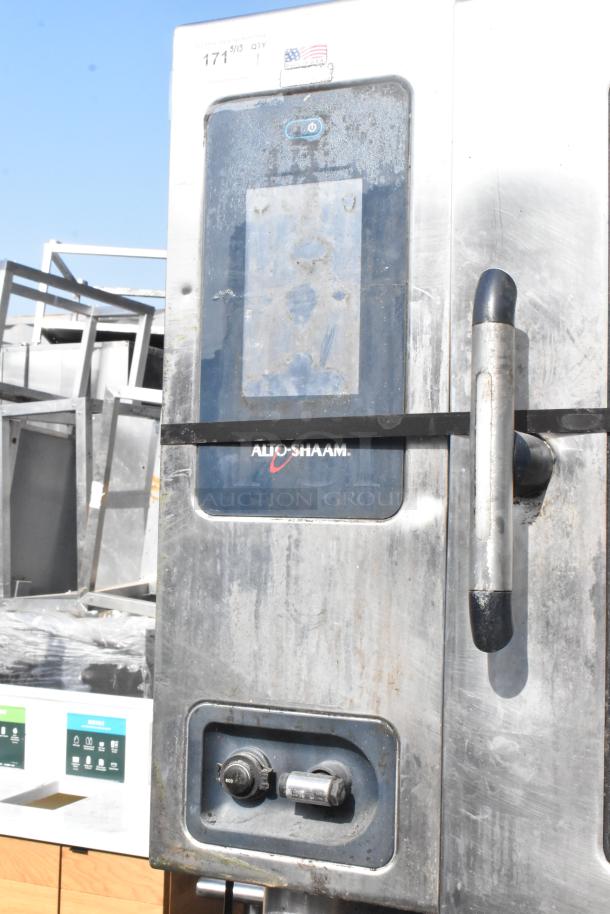 2018/2020 Alto Shaam CTP7-20E stainless steel combi convection oven, electric, 208-240V, 3 phase, visible wear.