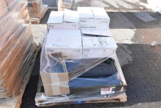 Bulk auction items including CO2 tank and beverage dispenser. Brand new condition with minor scratches and dents.