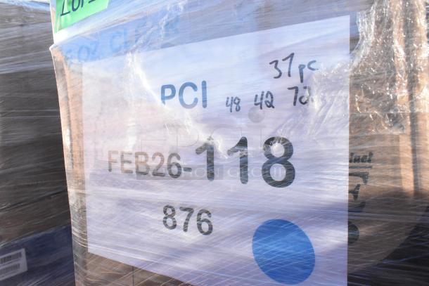 Bulk auction of 23 brand new scratch and dent items including lids, napkins, teaspoons, butcher paper. Lot FEB26-118.