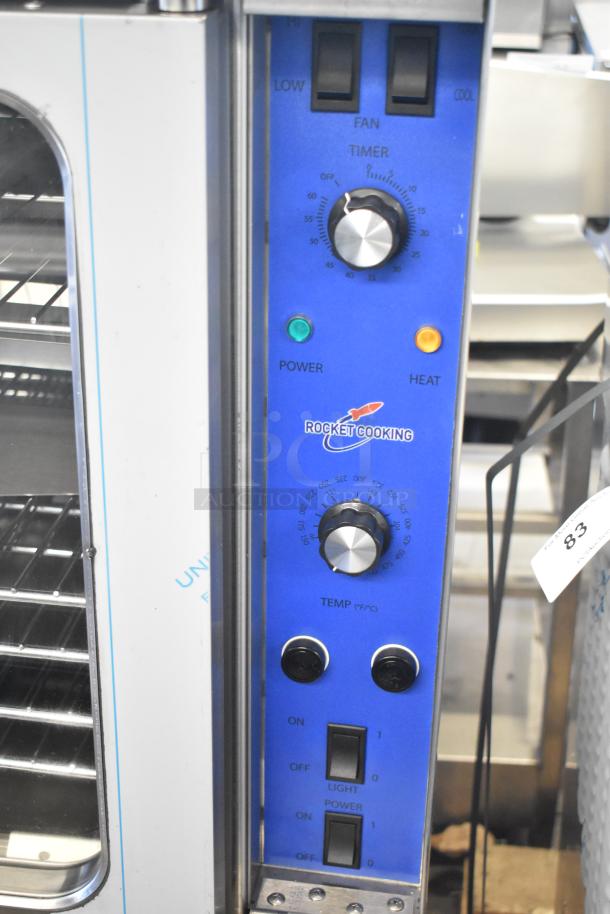 Brand new Rocket Cooking ENCVE-3-208 full-size convection oven, scratch and dent, thermostatic controls, 208V, 3-phase.