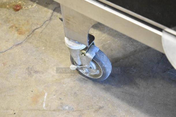 Blodgett HV-100G convection oven caster, featuring sturdy commercial-grade construction for mobility and stability.