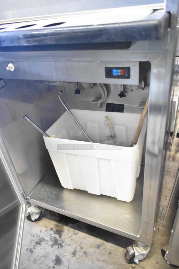 Electro Freeze 30T-RMT-137 soft serve machine, water-cooled, 2-flavor with twist, on casters. 208-230V, 1 phase.