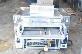 2021 Nieco JF93E Electric BroilVection Conveyor Charbroiled Burger Grill, 208V, 3 Phase, commercial-grade, excellent condition.