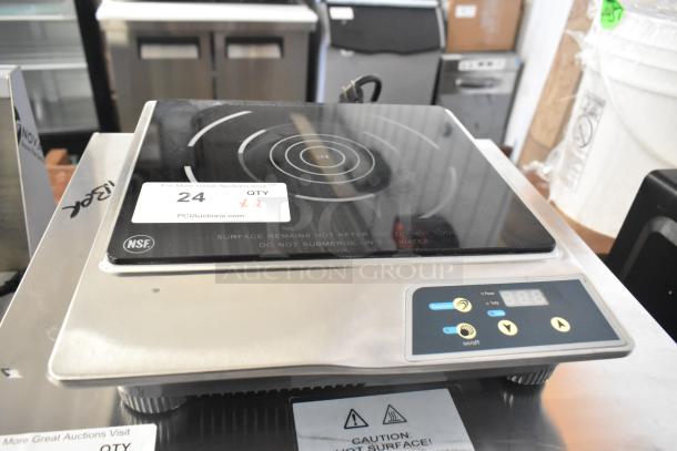 Chic Chefs CC-050S induction range, countertop single burner, 120V, NSF certified, current condition shown with controls visible.