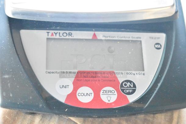 Avantco 177EG24N Taylor TE21P 21 oz. digital portion control scale, brand new, shows scratch and dent, NSF certified.