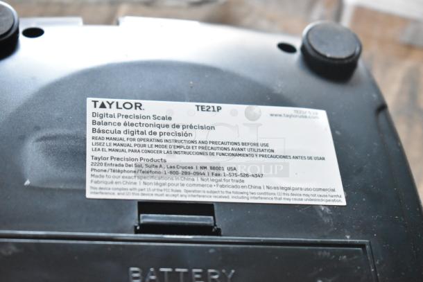 BRAND NEW SCRATCH AND DENT! Taylor TE21P 21 oz. Precision Digital Portion Control Scale by Avantco, Model 177EG24N.