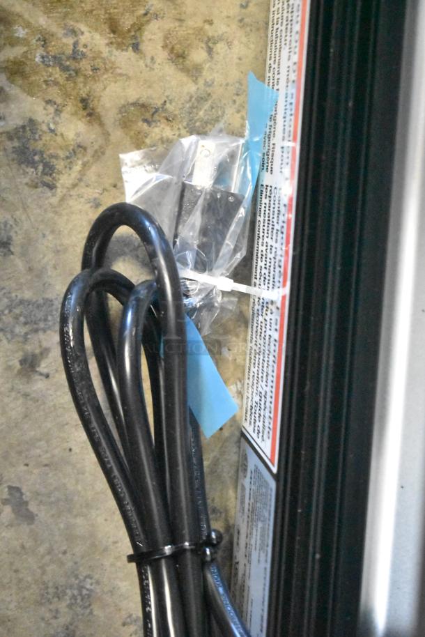 Brand new Hoshizaki HNC-210BA-L-SLH curved glass sushi display case. Features include scratch and dent condition, 115 Volts, 1 Phase.