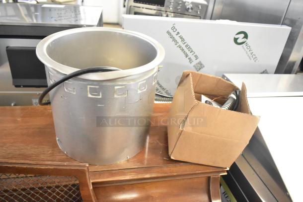 BRAND NEW Wells SS10ULTDCI drop-in food warmer with control panel, slightly scratched, 120 volts, 1 phase.