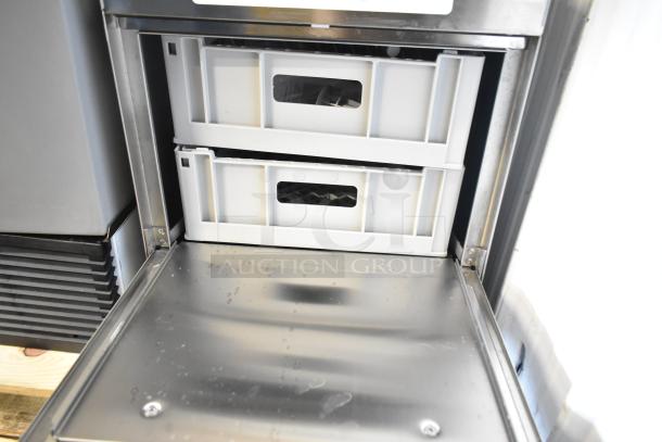 Brand new Noble 495HTGW22 high-temp underbar glass washer, 2024 model. Scratch and dent condition. 208/240 volts, 1 phase.