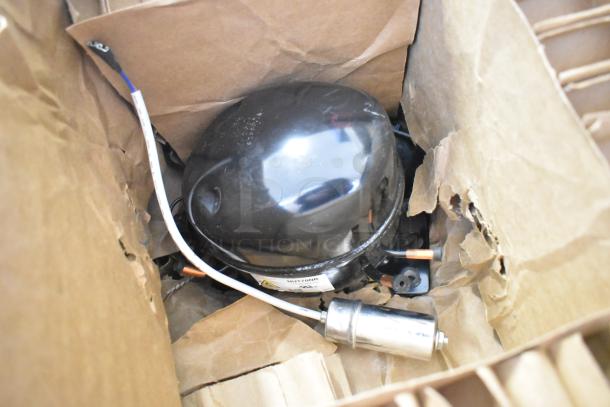 BRAND NEW SCRATCH AND DENT Cubigel NUT70NR Compressor for Avantco series, in original packaging.