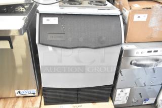 Brand new Ice-O-Matic ICEU220HA undercounter ice machine, air-cooled, half dice cubes, 70 lb bin, 238 lb capacity, model shown.
