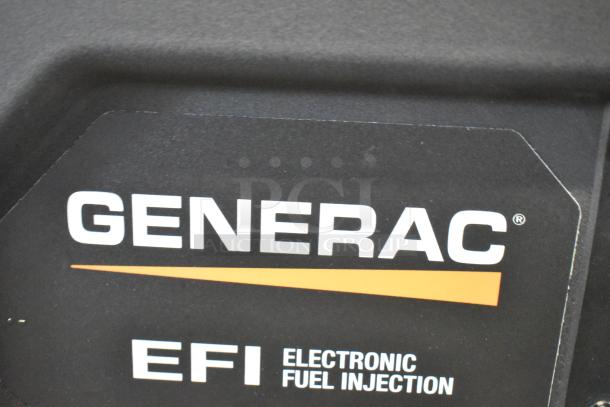 Generac GP18000EFI generator with electric start, EFI label, model 7498917. Brand new, scratch and dent condition.