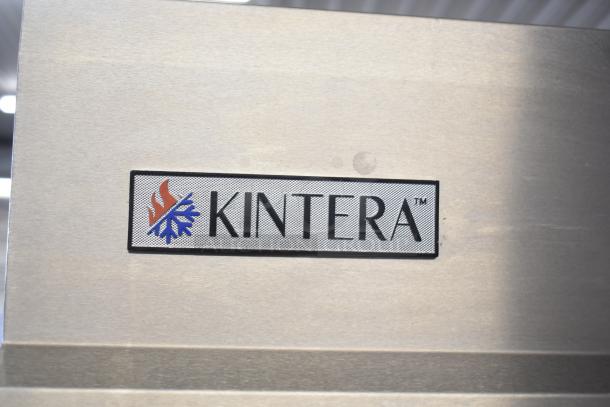 Kintera KBM1F Commercial Freezer, single door, 115V, 1 phase, stainless steel, logo visible.