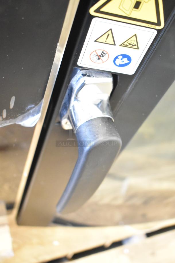 BRAND NEW 2022 Alto Shaam AR-7T Rotisserie Oven handle with warning labels, 380-415V, 1 Phase, commercial kitchen use.